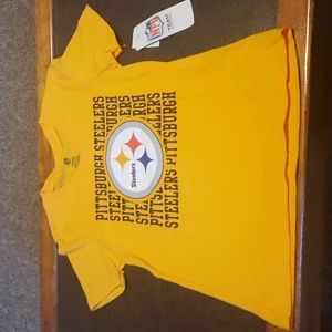 Steelers NFL t-shirt girls size 7/8 medium new with tags